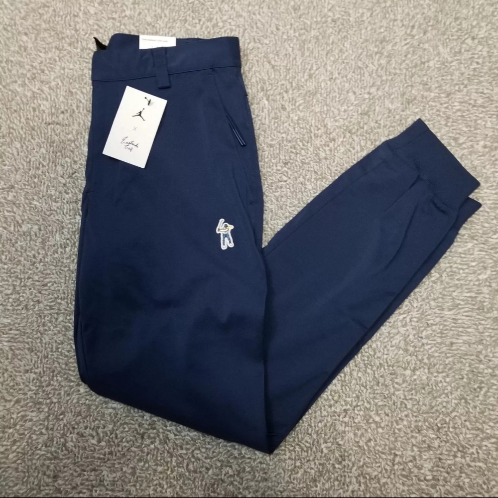 Air Jordan Size 28" x 32" Men Eastside Golf Trousers Pants Midnight Navy DV1885